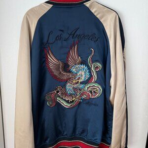 SuperDry Silky Vintage-style Bomber Jacket